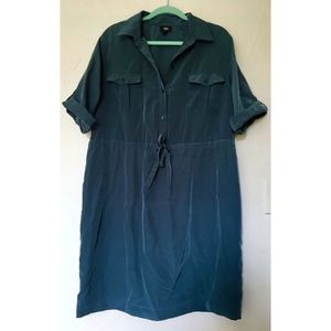 Mossimo Navy Blue Shirt Dress - XXL